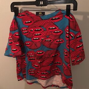 Nooworks Mouths Crop Top Size M - $40 + shipping